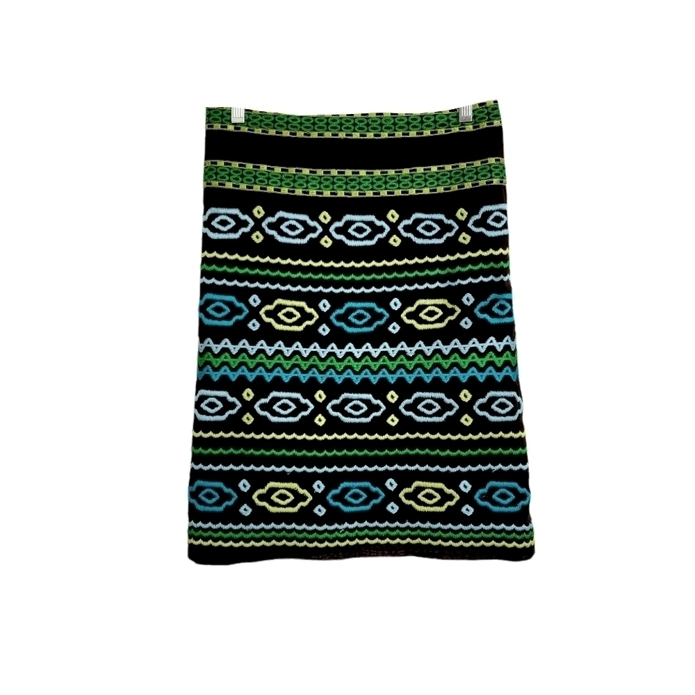 Etcetera Embroidered Pencil Skirt